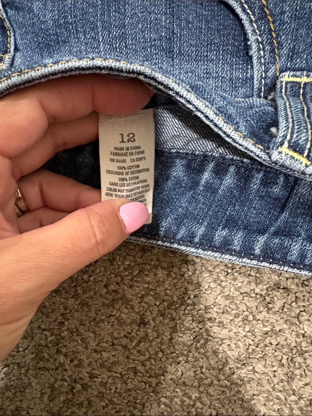 American Eagle Outfitters Distressed Blue Denim Jean Shorts - Picture 3 of 3
